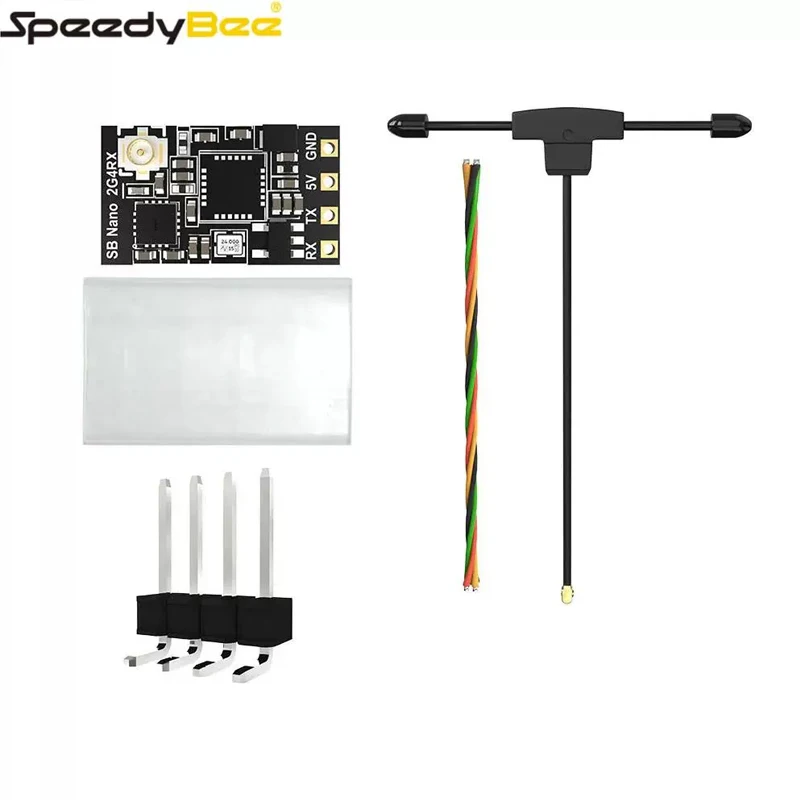 SpeedyBee Nano 2,4G ELRS Empfänger Sub 1g Ultra Leichte Long Range CRSF für FPV Drone Racing Freestyle RC Quadcopter UAV