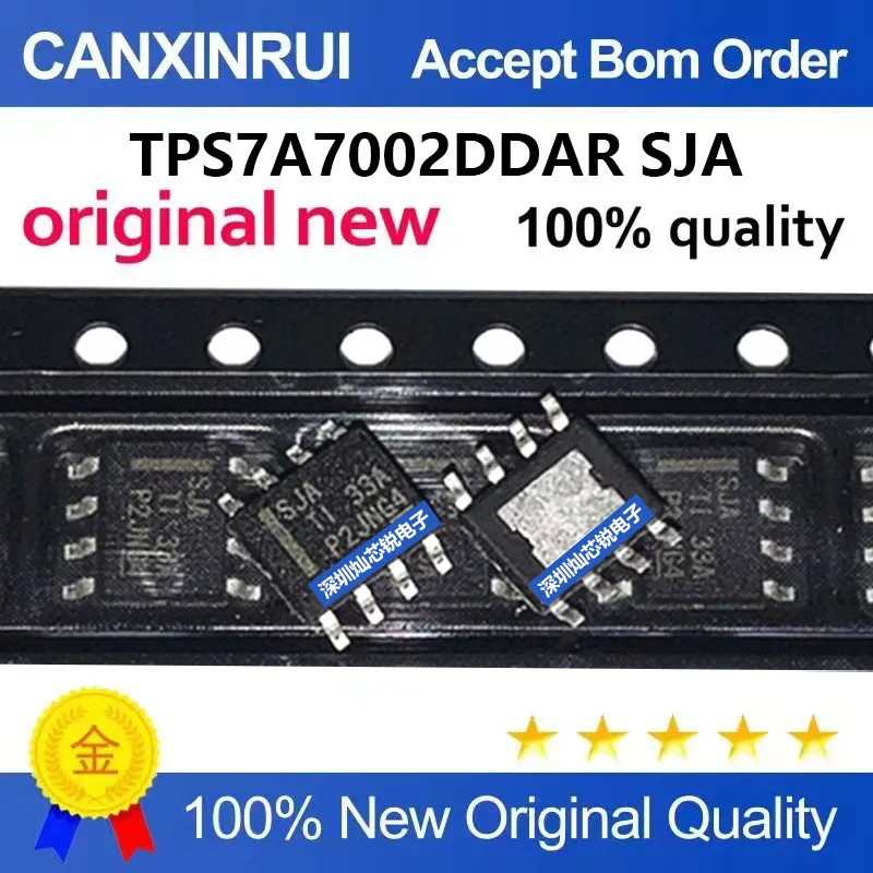 (5-100pieces)Brand New Original TPS7A7002DDAR, Silk-screen SJA, SMD SOP8, Adjustable Ultra-Low Dropout Regulator