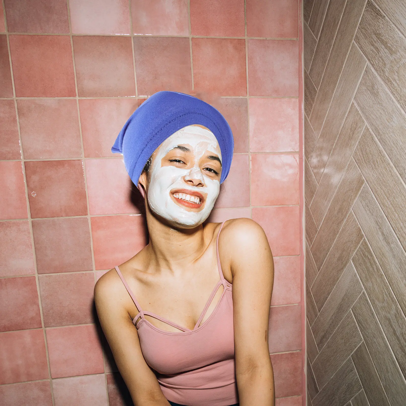 9-個のヘッドラップキャップ弾性ドレッドロックチューブハットユニセックス多用途滑り止めヘッドバンド汗止めラップ睡眠運動料理用