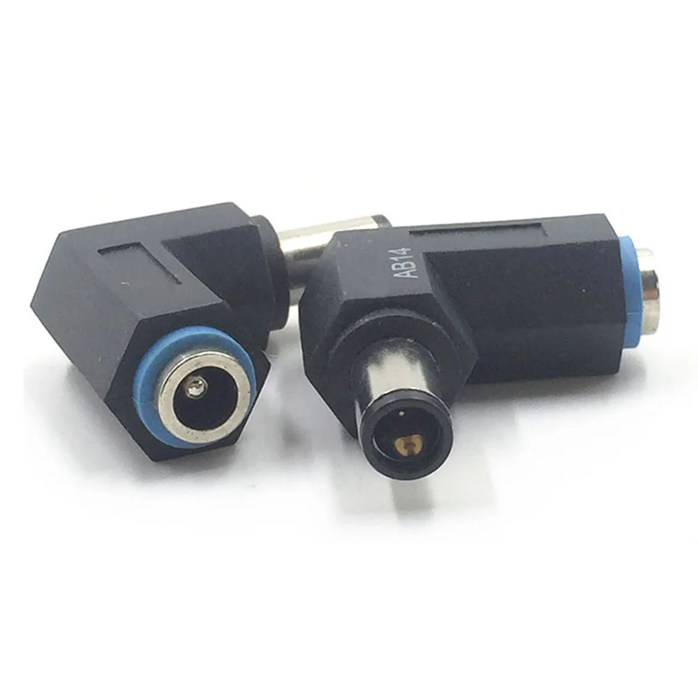 90 stopni DC 5,5 x 2,5 mm żeńskie do 7,4 x 5,0 mm męskie złącze zasilania DC Adapter Laptop 5,5 * 2,5 żeńskie do męskiego 7,4 * 0,6 Wtyczka — zdjęcie 2