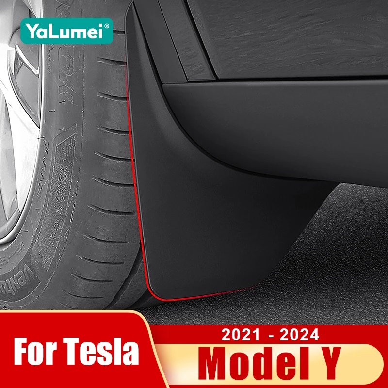 

Для Tesla Model Y 2021 2022 2023 2024, автомобильные крылья, брызговики, передние и задние колеса, аксессуары для брызговиков