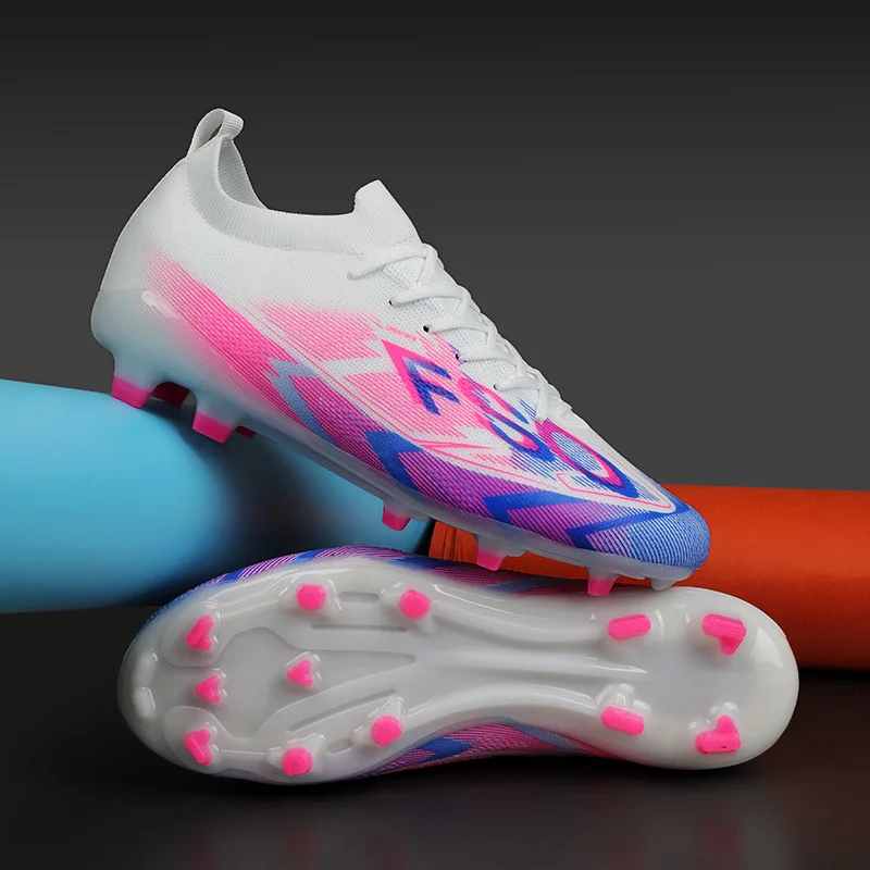 New Football Shoes Kids Spike Training Boot Youth Students Soccer Cleats Wholesale