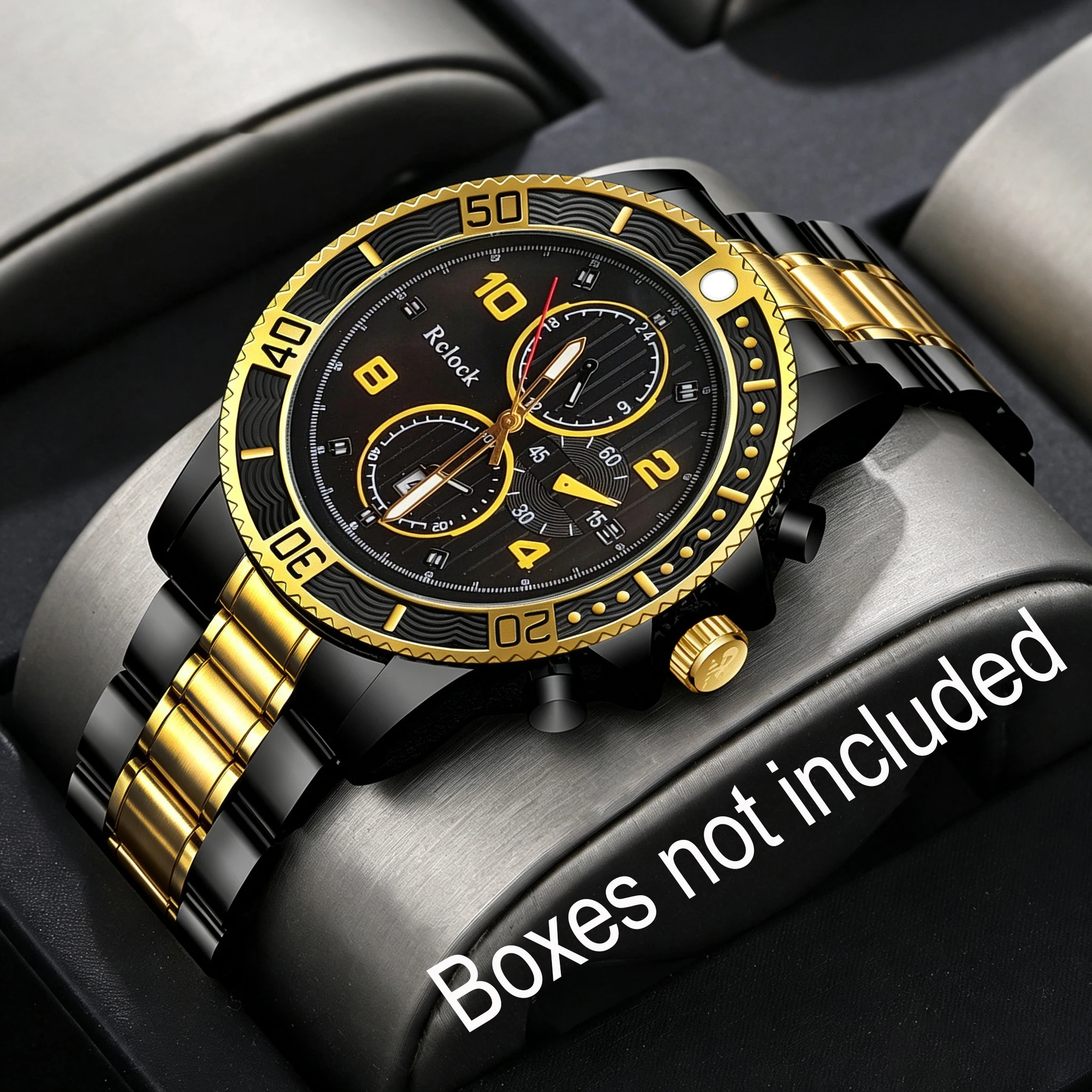 1Pc New Men's Quartz Watch, Stylish and Fashionable Stainless Steel Strap Watch Set, Suitable for Daily Wear, Parties, Valentine's Day, Easter, Christmas, New Year's Day, Halloween, Ramadan, a Gift for Friends and Fami