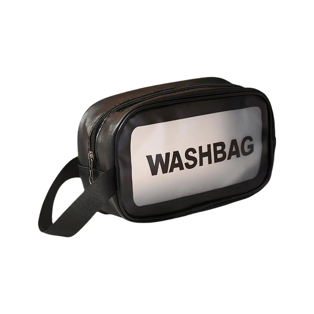 Transparent Makeup Bag Toilet Bag Cosmetic Storage Bag Wind Waterproof Portable Large Capacity For Female Travele Q1q4