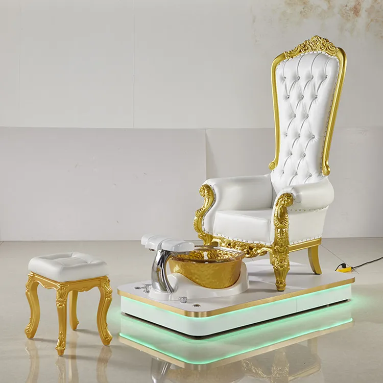 Luxury Modern Throne Spa Pedicure Chairs Spa Pedicure Chairs with Footbath