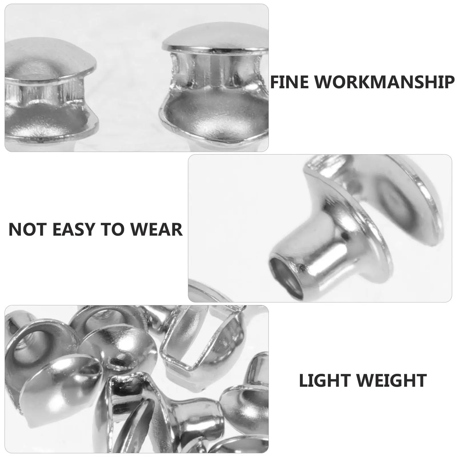 

20 Pcs Brass Shoe Buckle Hooks with Iron Gaskets for DIY Shoelace Replacement Accessories Sneakers Boot Lace Hook Set