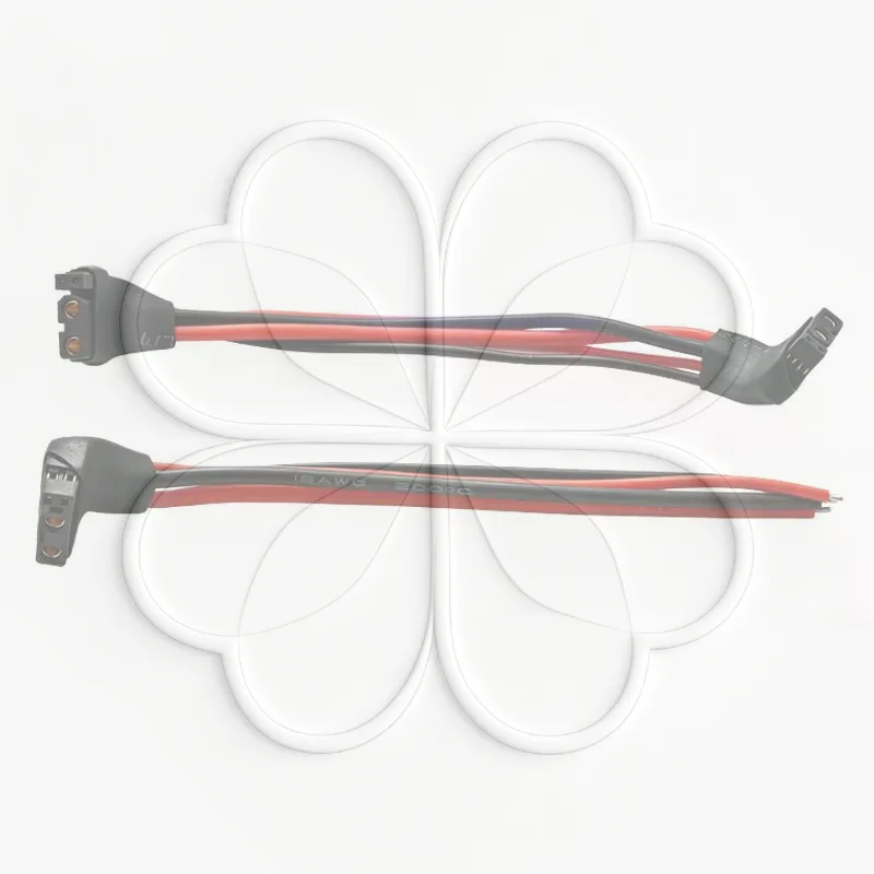 Micro Servo XT30(2+2)-F Extension Cord 1PCS Straight Right Angle Motor Cable for DIY RC Tank Vehicle Modification Projects