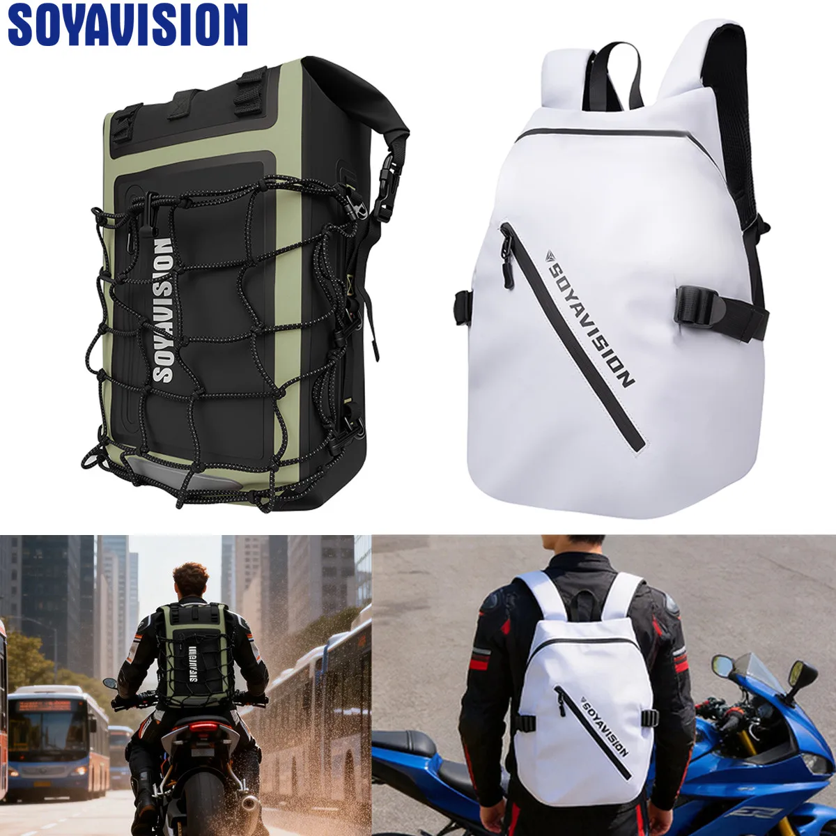 

Waterproof Backpack Motorcycle Motocross Dirt Bike MX BMX ATV UTV MTB Off-road Ride Shoulder Bags Cycling Travel Backpack