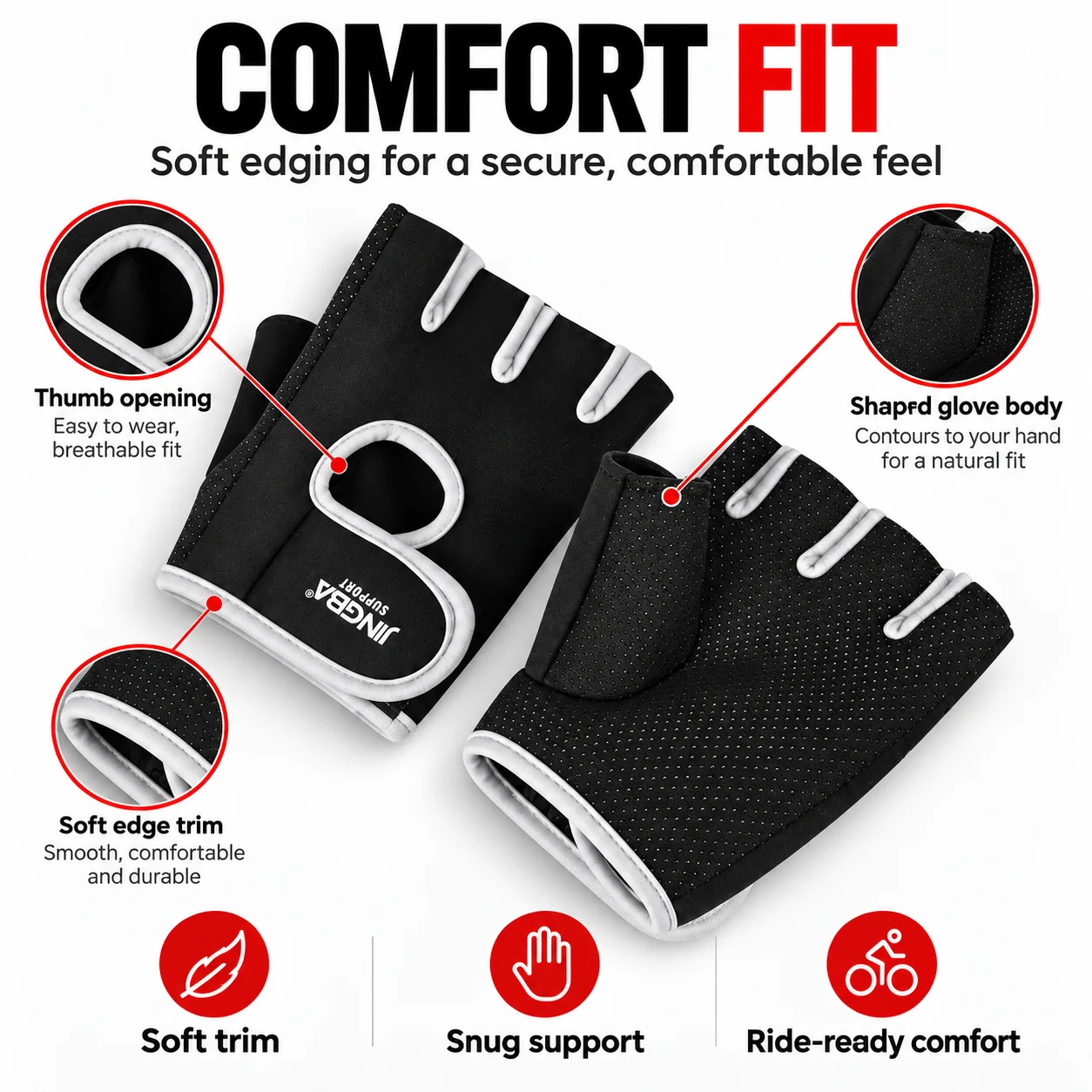 Half Finger Cycling Gloves, Br - огляд і ціна Commuting With Road Bike