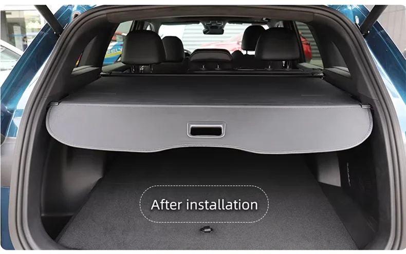 Rear Trunk Cargo Cover For SsangYong Tivolan Tivoli 2015-2025 Security Shield Luggage Curtain Retractable Privacy Accessories