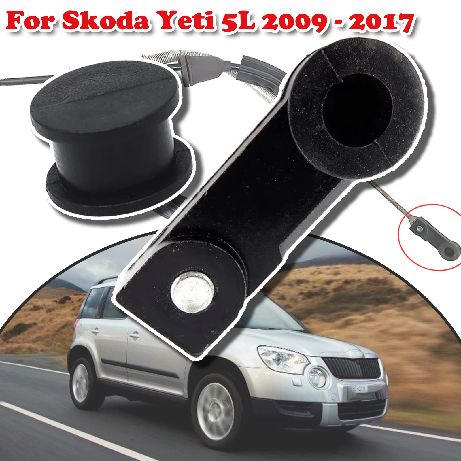 

Gear Linkage Control Cable Shift Automatic Lever End Connect Collet Rod Bushing For Skoda Yeti 5L 2009 2010 - 2017 09G321397A