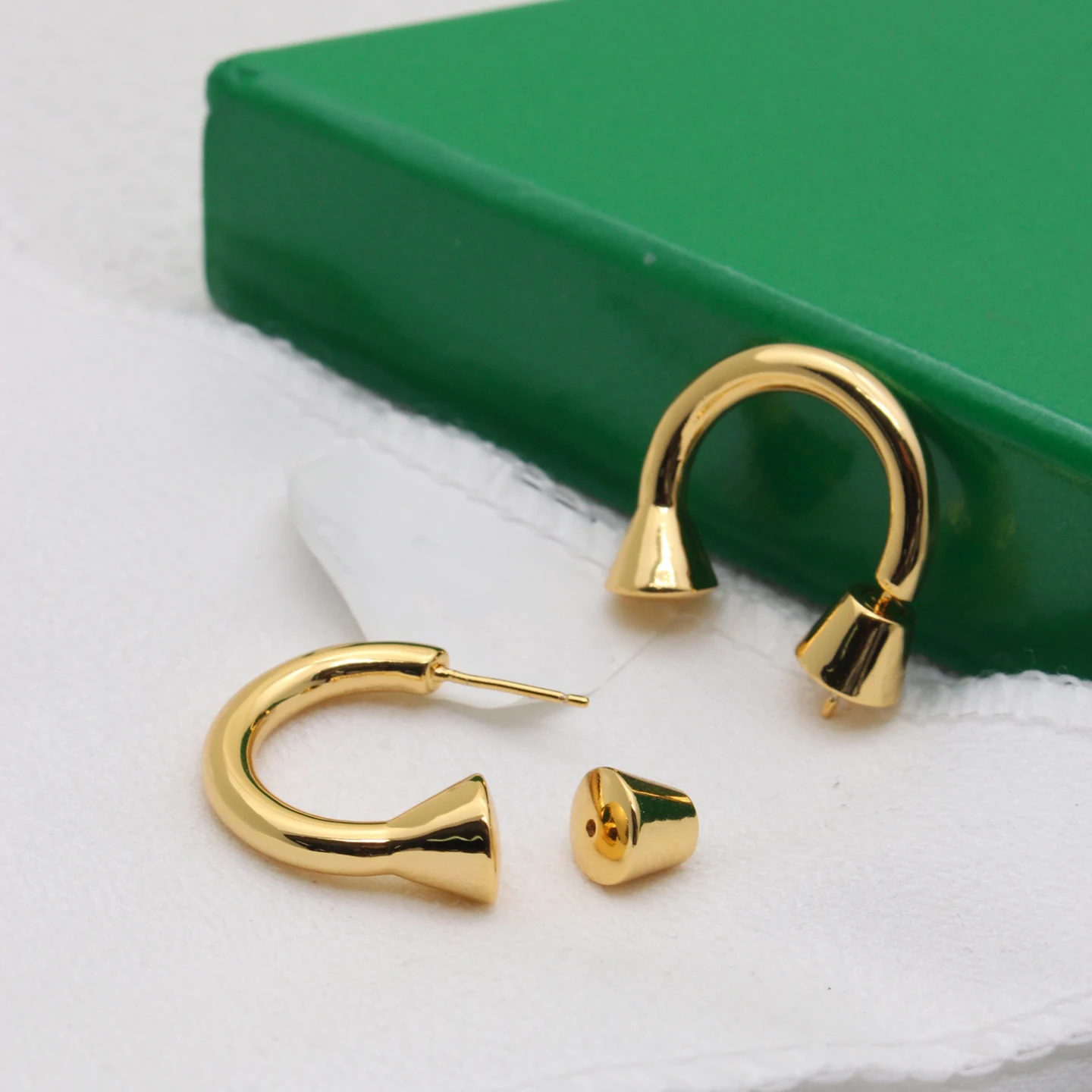 Fashion Hot Designer Brand Geometric Gold Silver Earring Woman Top Quality Jewelry Trend