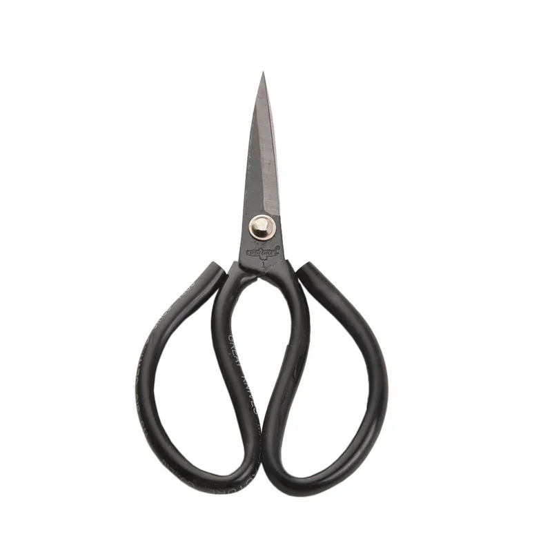 Black handle civilian scissors hand-cut large scissors 1 #2 #3 #4 #