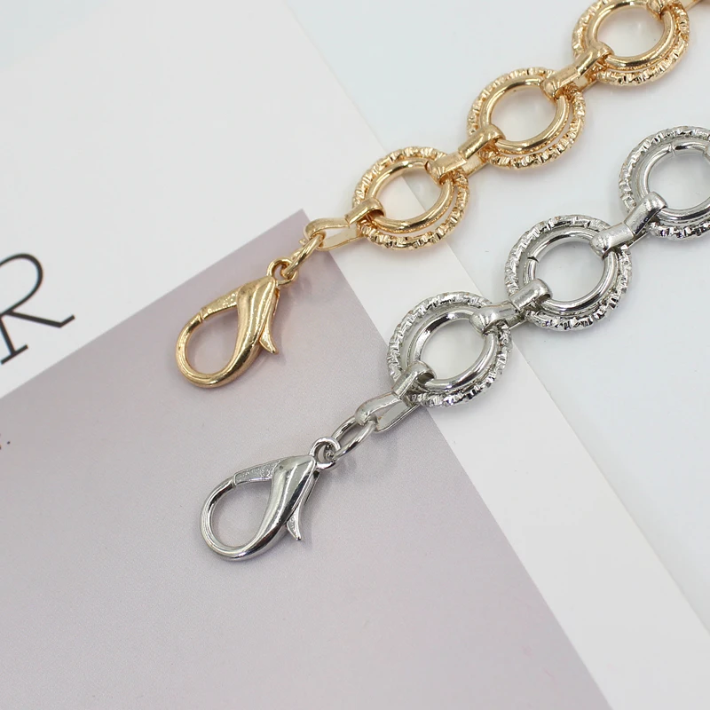 Metal Balls Pendants Waist Chain Women Long Thin Belt Gold  display picture 1
