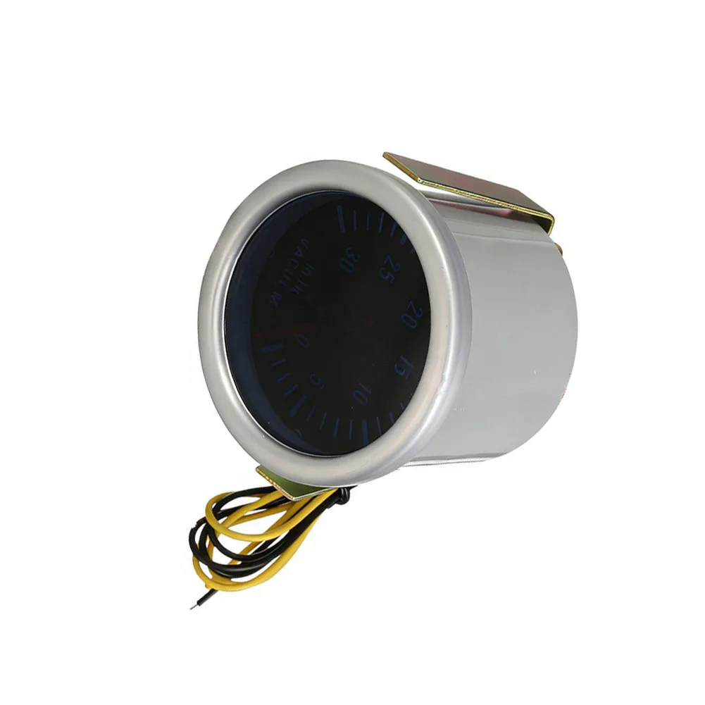 LED Pointer Turbocharger Boost Pressure Gauge 2 inch 52mm for -1 to 2 Bar Range Compatible with For 12V Vehicles