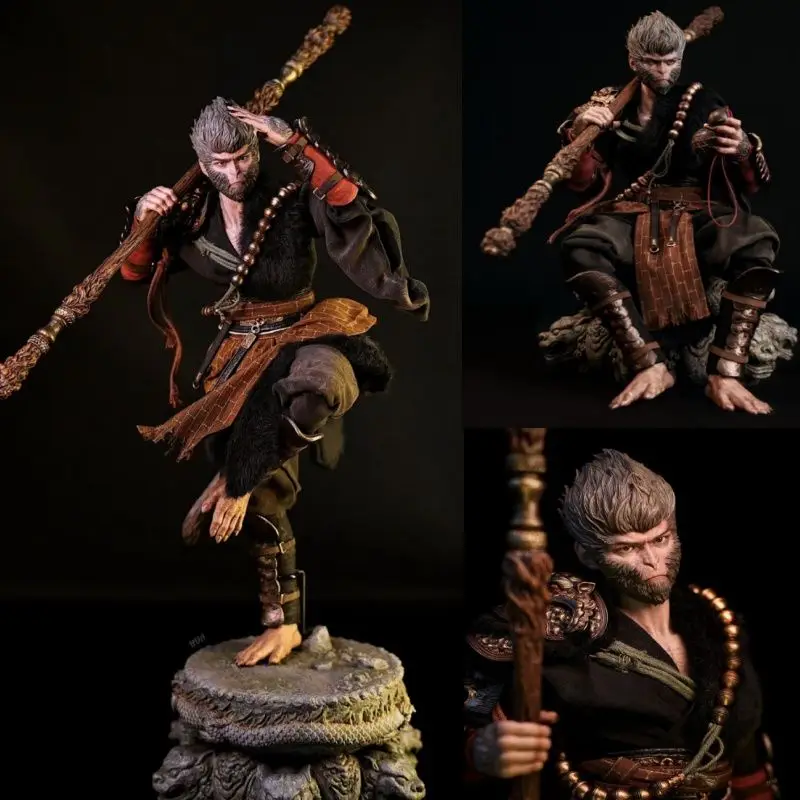 

Черный миф: Wukong Great Sage Коллекционная модель Ручная фигурка Сунь Wukong Коллекционный настольный орнамент Игрушечная статуя