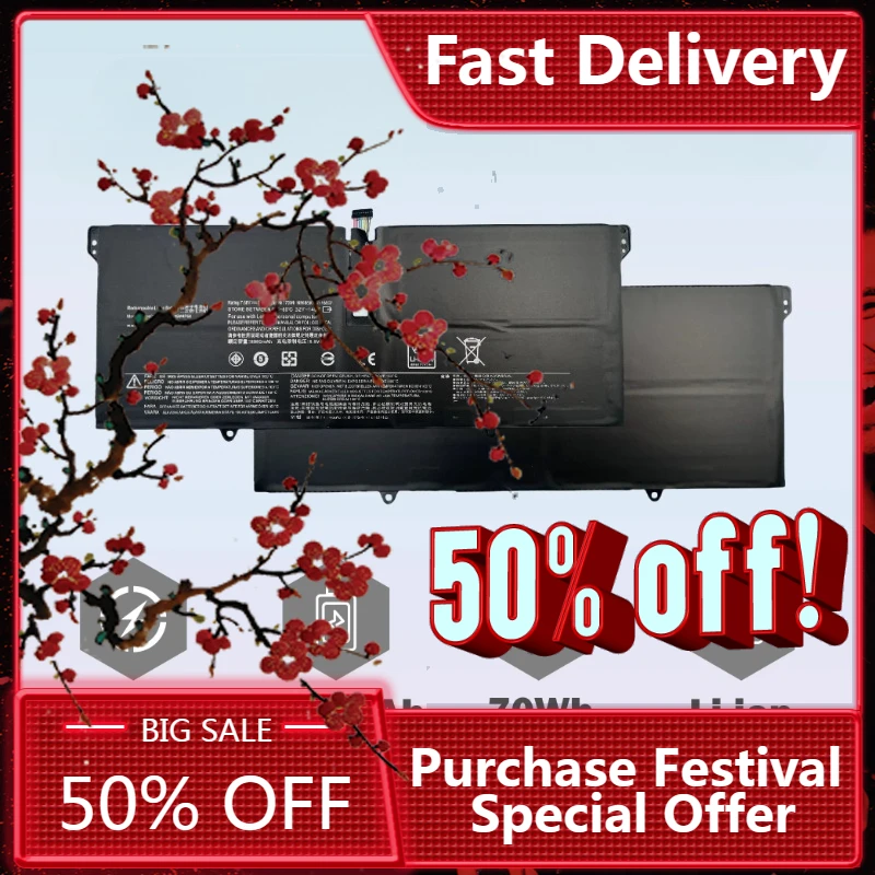 

【Fast Delivery】New L16M4P60 L16C4P61 7.68V Laptop Battery For Lenovo Yoga 920 920-13IKB 920-131KB 920-13IKB-80Y7 80Y8 81TF Ideap