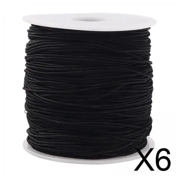 

Elastic String Cord 1mm Braided Jewelry Cable 100 Yards for Bracelet on an Elastic Band and Sewing Projects
