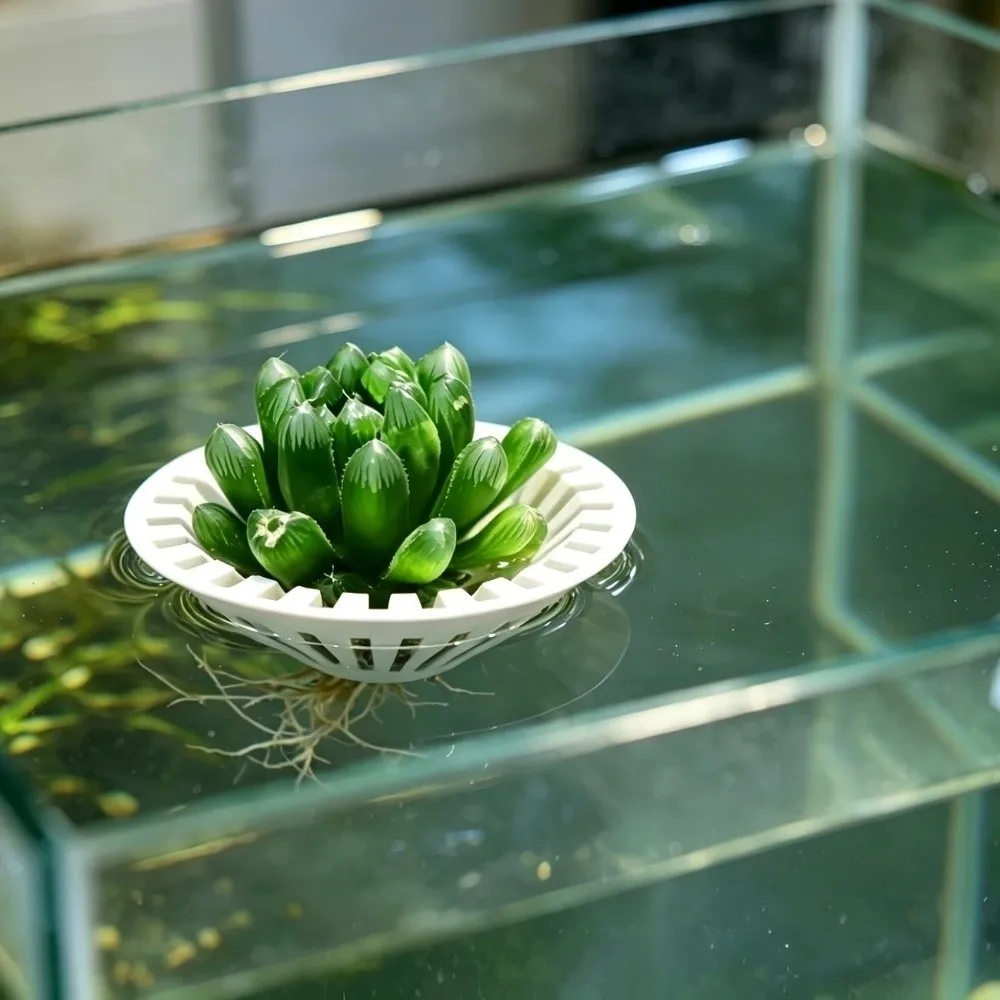 3D Printed Floating Colonization Basket Round Root Protection Floating Aquatic Plant Rack Universal Water Purification