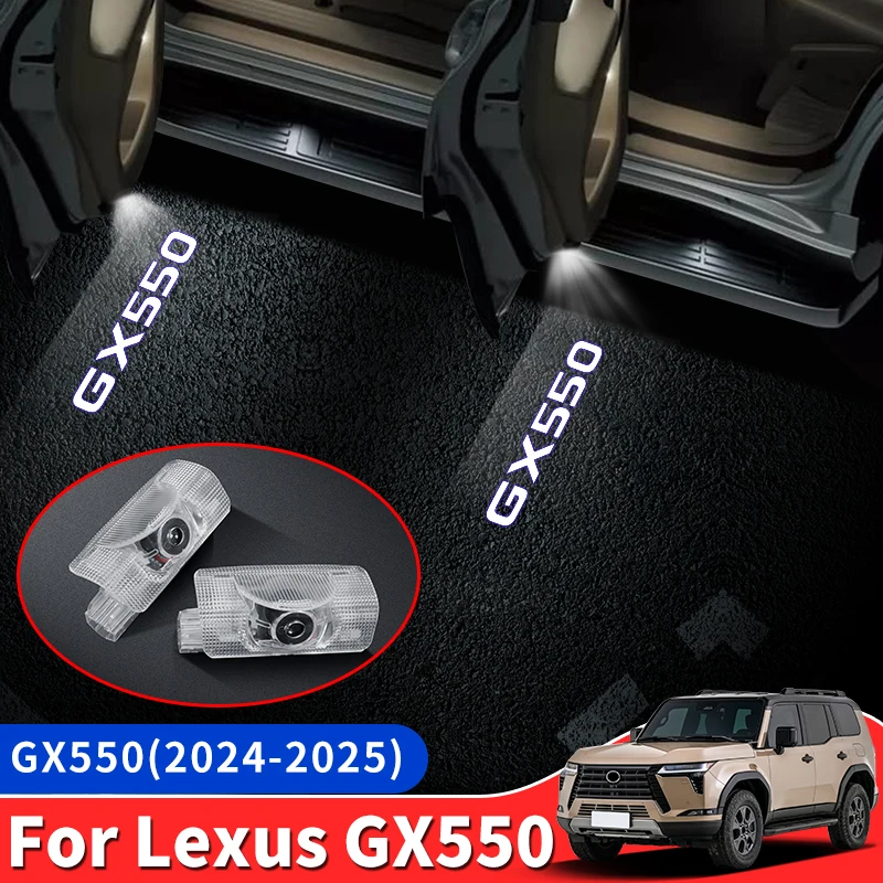 

For Lexus GX550 2024 2025 GX550h Door welcome lamp Modification Interior Upgrade Accessories Projection lamp HD Car door Light