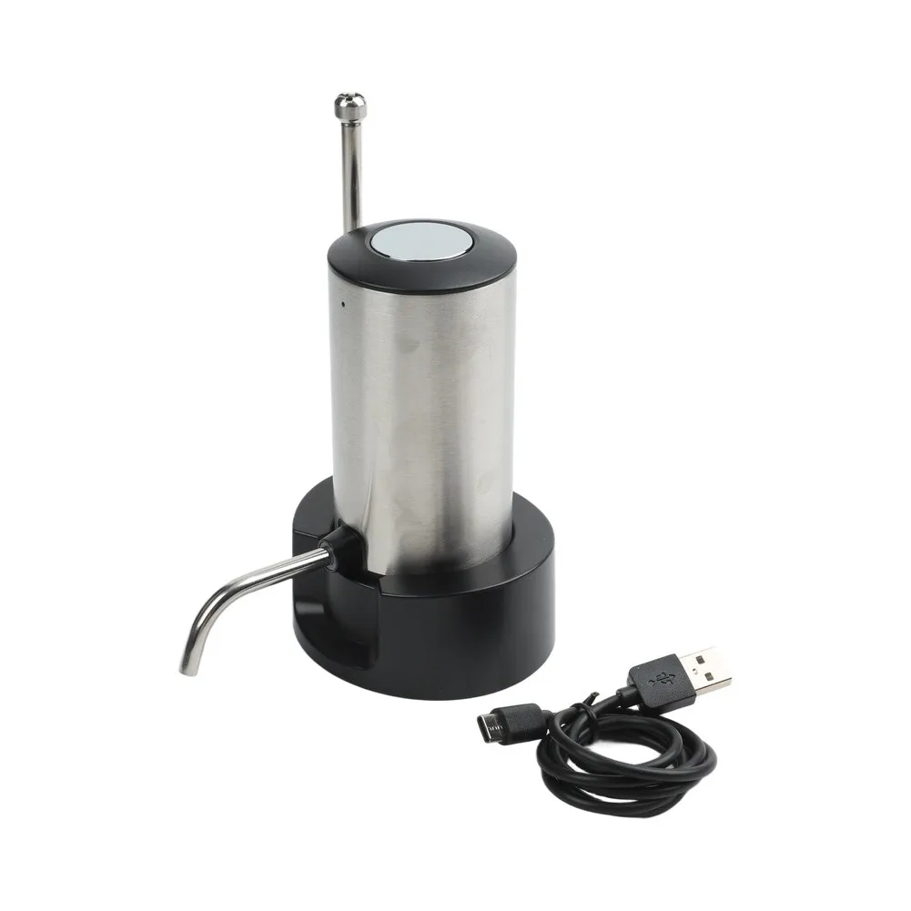 Efficient Aeration For Red Wine Electric Wine Decanter Rechargeable Decanter 30 Pours Per Charge Built-in Decanting Hole
