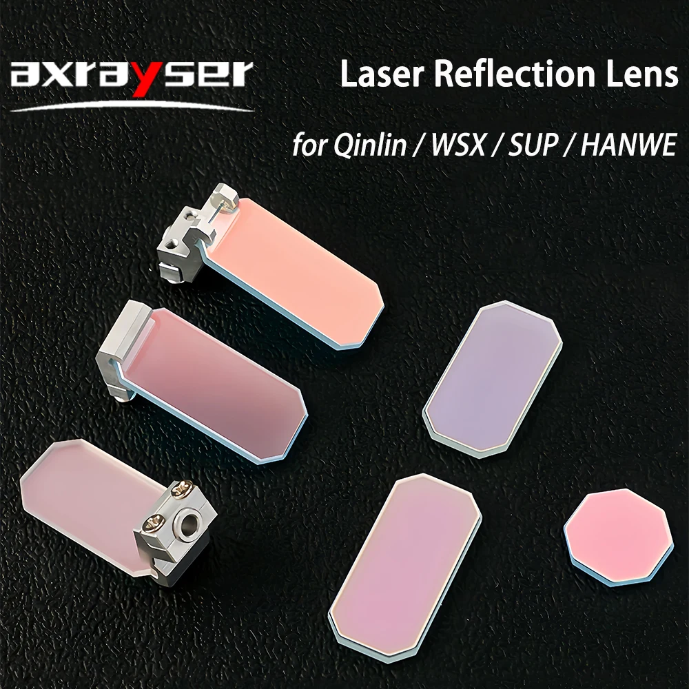 espelhos refletores a laser portateis wsx sup qilin hanwei soldador cabeca de corte colimacao lente reflexiva com suporte 30x14x2 mm 01