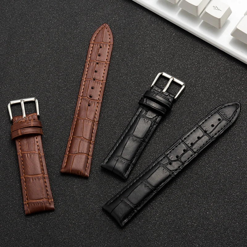 Brown/Black Watch Band Genuine Leather straps Watchbands 20mm 22mm Size accessories Suitable for DW watches galaxy watch gear s3