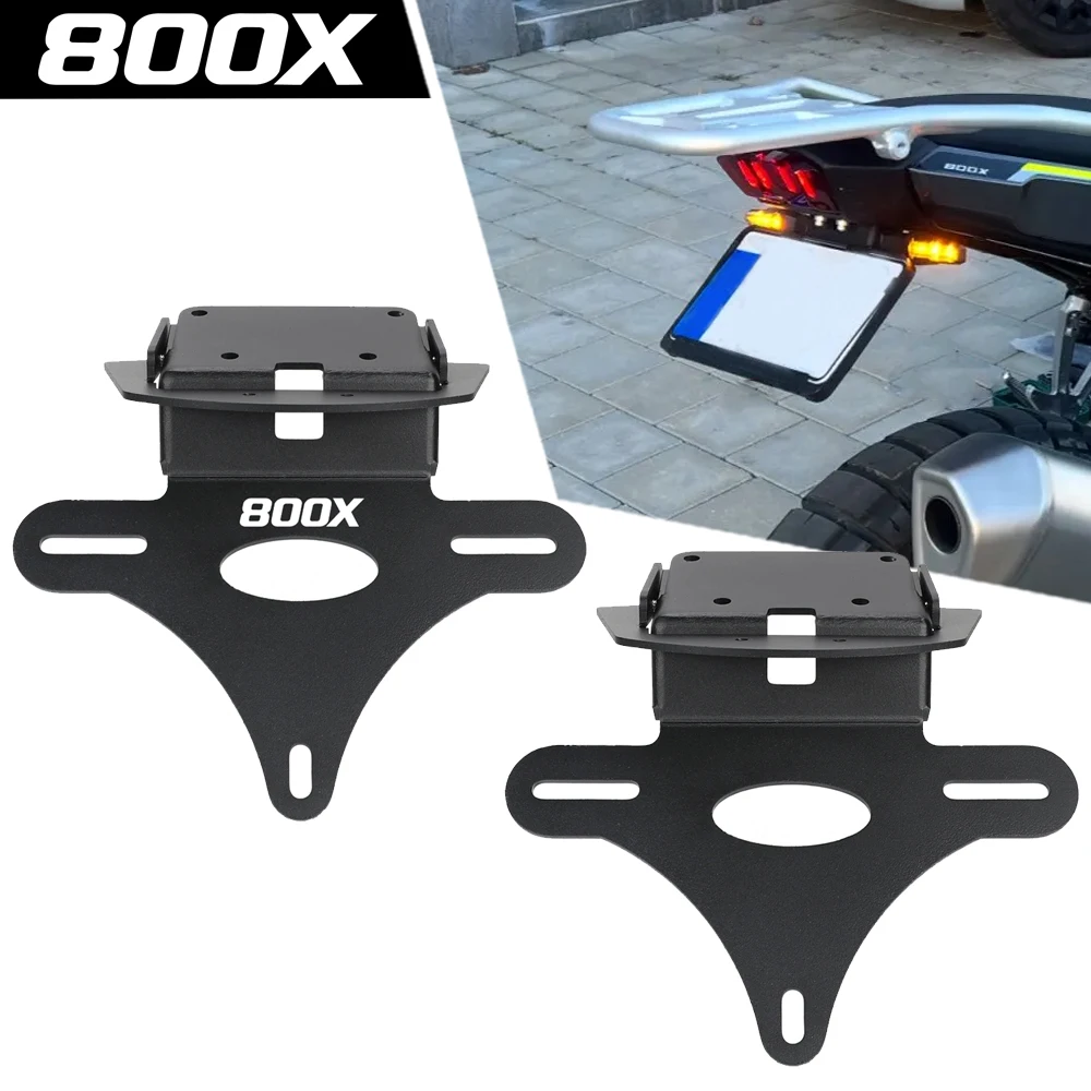 

Rear Tail Tidy Fender Eliminator Kit License Plate Holder Bracket FOR KOVE 800 X Pro 800X Rally 800X Super Adventure 2024 - 2026