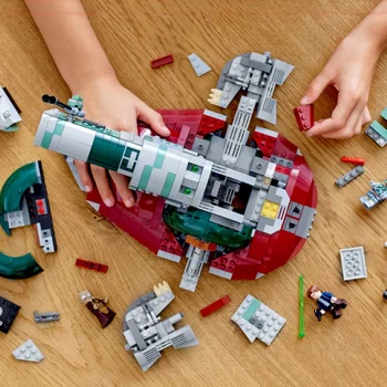 재고 Ucs Slave1 빌딩 블록 벽돌 교육용 장난감, 생일 크리스마스 선물 호환 75060 75243 장난감, 어린이 선물