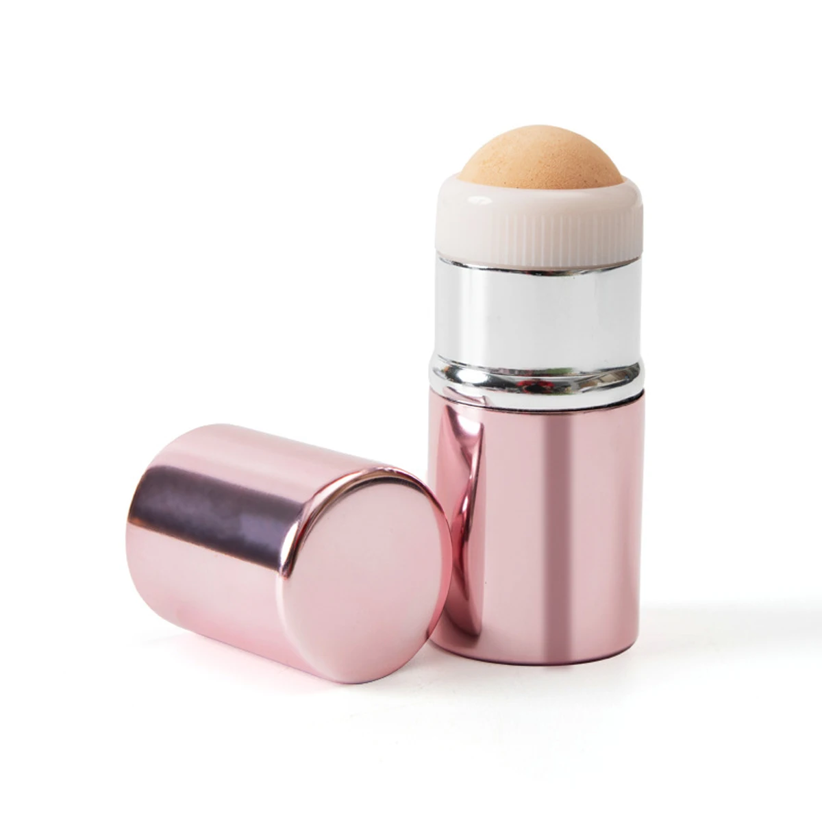 ลูกกลิ้งดูดซับความมันจากผิวหน้า ทำจากหินภูเขาไฟ 1 ชิ้น พกพาสะดวก ใช้งานได้จริง ถอดล้างทำความสะอาดได้