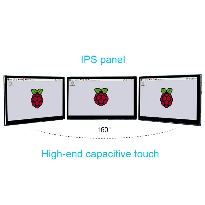 Imagem -05 - Multi-touch Capacitive Touch Panel Lcd Module Display Monitor Screen Raspberry pi Ips Tft Dsi 800x480 43 43