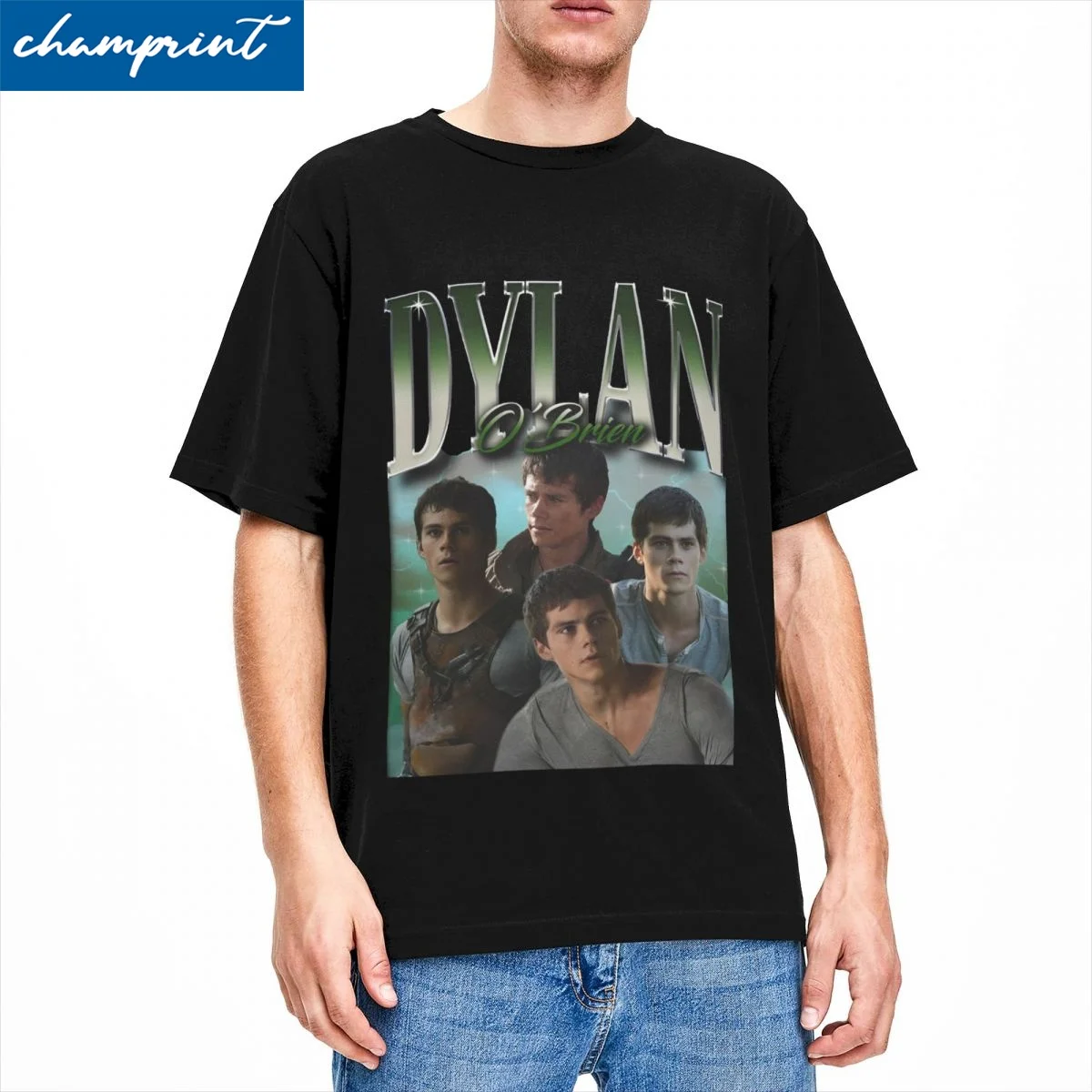 Men Women's Retro Dylan O'Brien T Shirt Cotton Tops Casual Short Sleeve Crewneck Tees Gift Idea T-Shirt