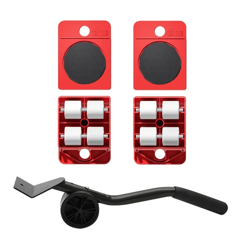Square Mover BTE Factory Direct Sale Thickened And Reinforced ABS Base Rubber Pulleys Furniture Moving Tools With Wheels