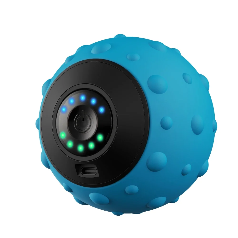 Image of Neuer Vibrierender Massageball Elektrischer Faszienball für Fuß- und Rückenmuskelentspannung Massagegerät Fitnessausrüstung für Heimgymnastik