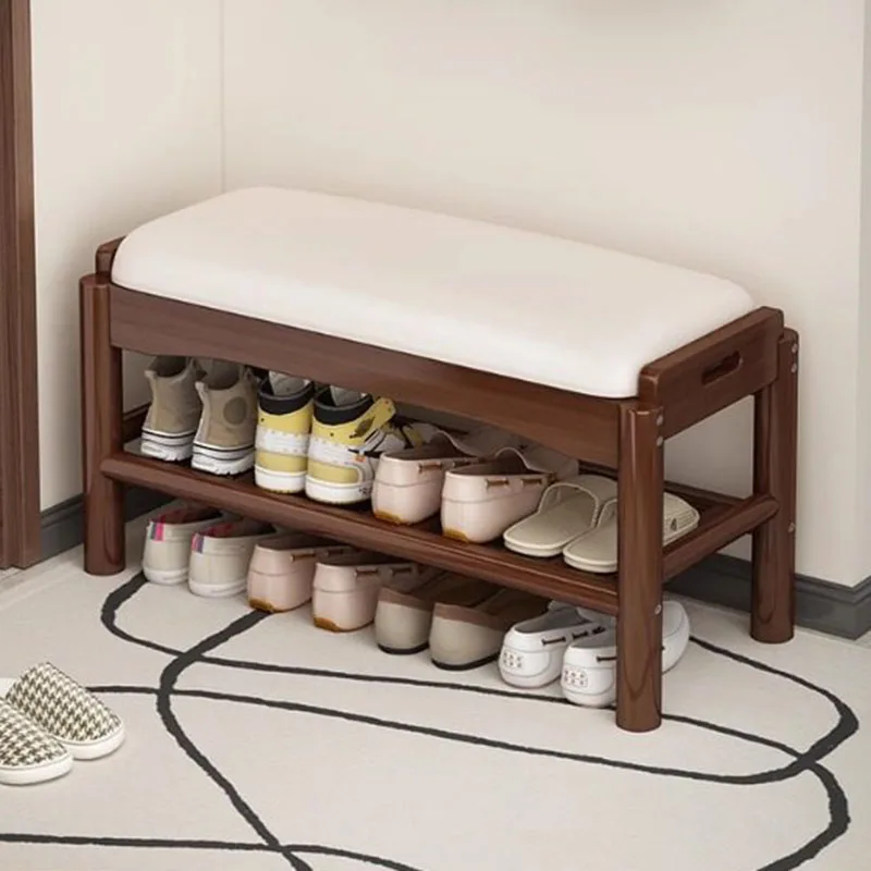 Foot Stool Shoe Storage Pouf Mobile Living Room Space Saving Foot Stool Modern Wood Designer Bar Tabouret Lounge Suite Furniture