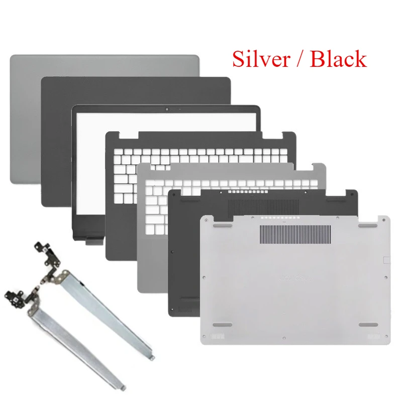 

New Shells For Dell Inspiron 15 3501 3505 0VJ342 01FPW2 LCD Back Cover Front Bezel Palmrest Bottom Case Silver Black Top Cover