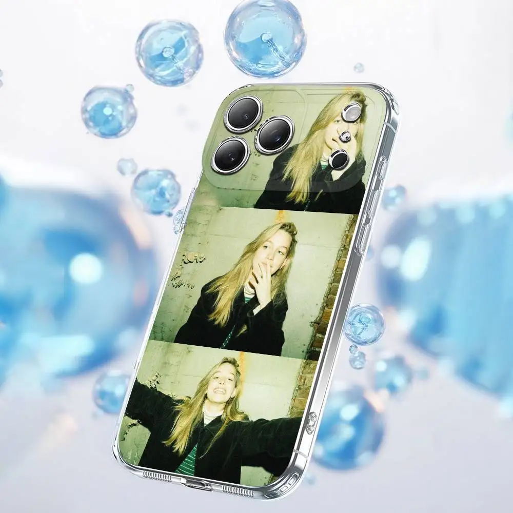 iPhone 17、16、15、14、13、12、11 Plus、Pro、Max、Plus、E、SE4、Air、Mini用透明V-Victoria Pedrettiカバー