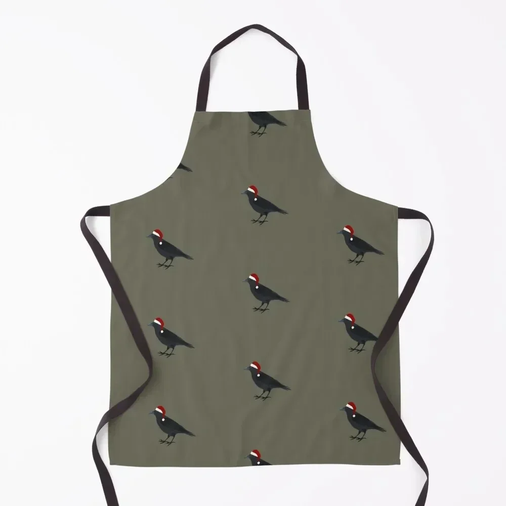 

Christmas Crow Apron Kitchen Accessories 2022 kitchen jacket woman All For Kitchen And Home For Women Apron