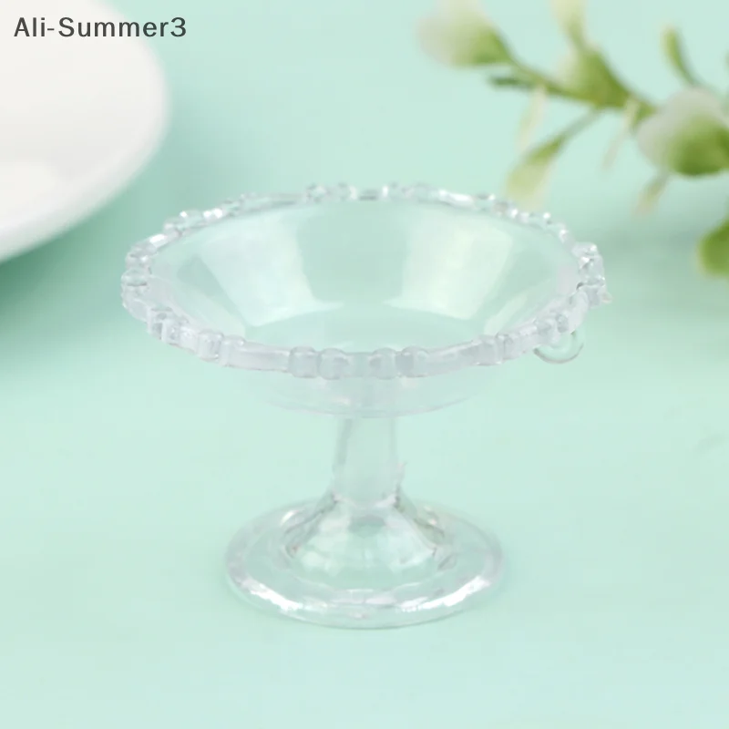 1 conjunto 1:12 casa de bonecas em miniatura sobremesa pan bolo suporte bandeja frutas com simulação frutas ornamento modelo casa decoração brinquedo