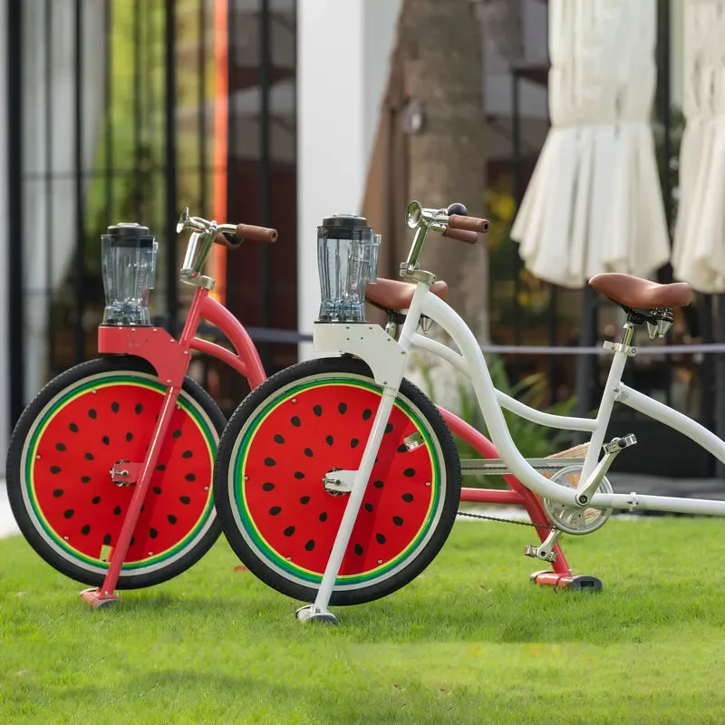 2026 hot Juicer Bike Balance Blender Smoothie Orange Juice Blender Juicer Adult Pedal Bike