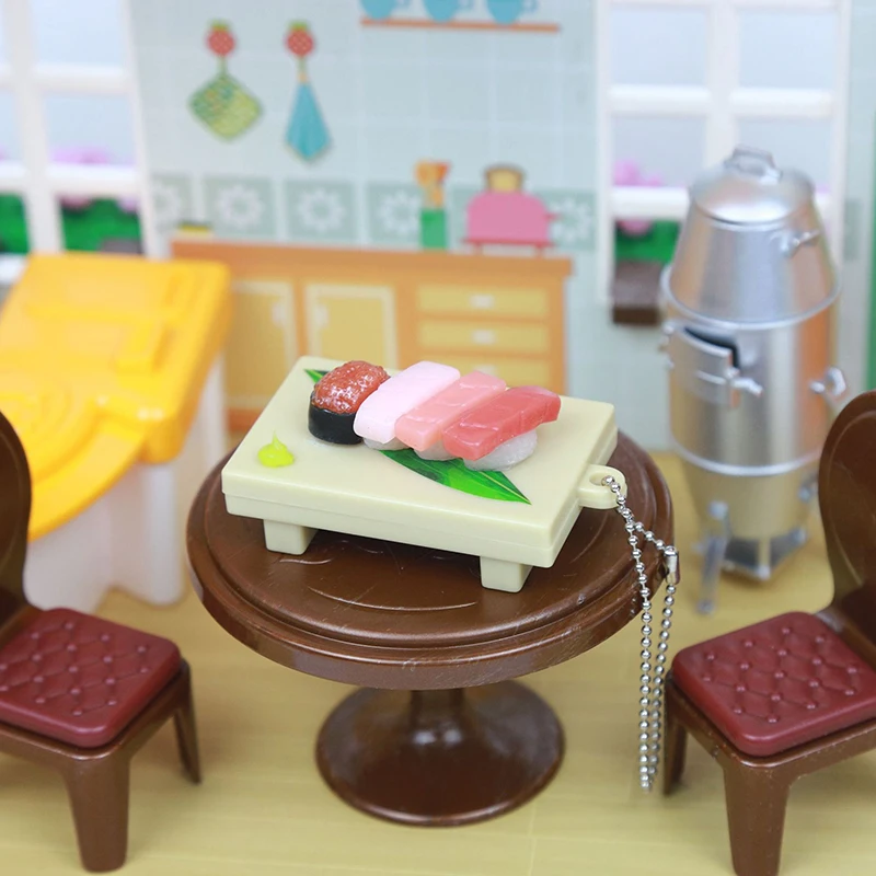 1PC Doll House Model Decoration Simulation Mini Food Play Japanese Sushi Jewelry Pendant