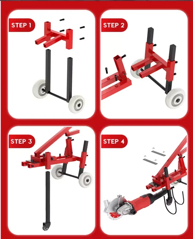 Excellent Multi Machine Slotting Machine Bracket, Hand Push Frame, Ground Frame, Water And Electricity Installation