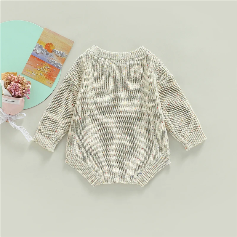 Baby Rompers Cotton Knit Clothes Newborn Infants Playsuits Boys and Girls Sweater Jumpsuits Toddler Autumn Winter Clothing