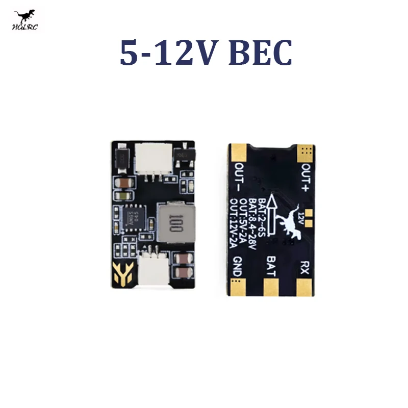 HGLRC 5-12V BEC Remote-controlled BEC Step-down Module Supports Two-mode Voltage Switching