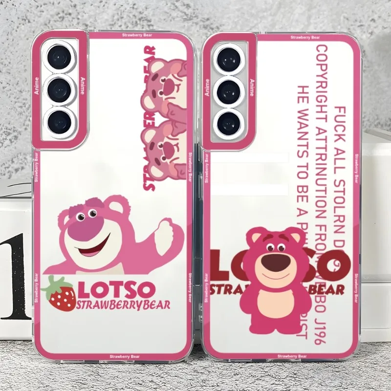 

Disney Toy Story Strawberry Bear Phone Case For Samsung A11 EU A13 A22 A31 A32 A51 A52 A53 S20 S21 Plus Ultra S22 S23 Angel Eyes