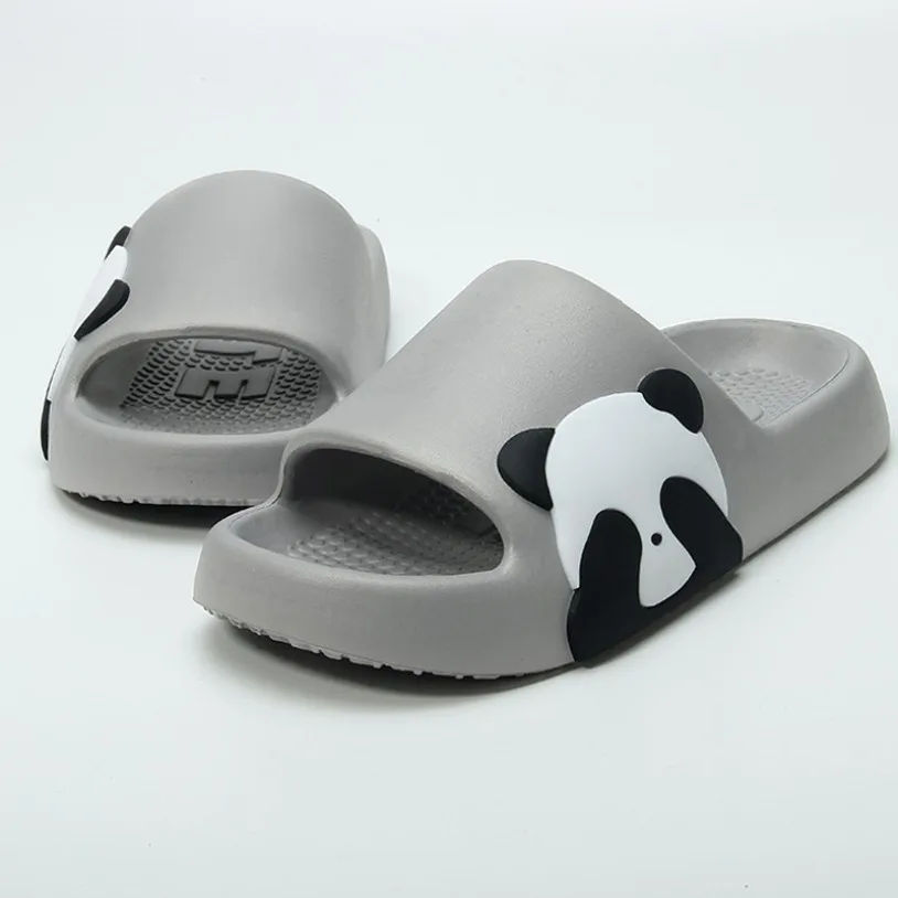 Home Slipper Women Panda clapper Cute Cloud Sandals Summer Flip Flops Beach Slides House Room Shoes Men Male Flat Female Eva