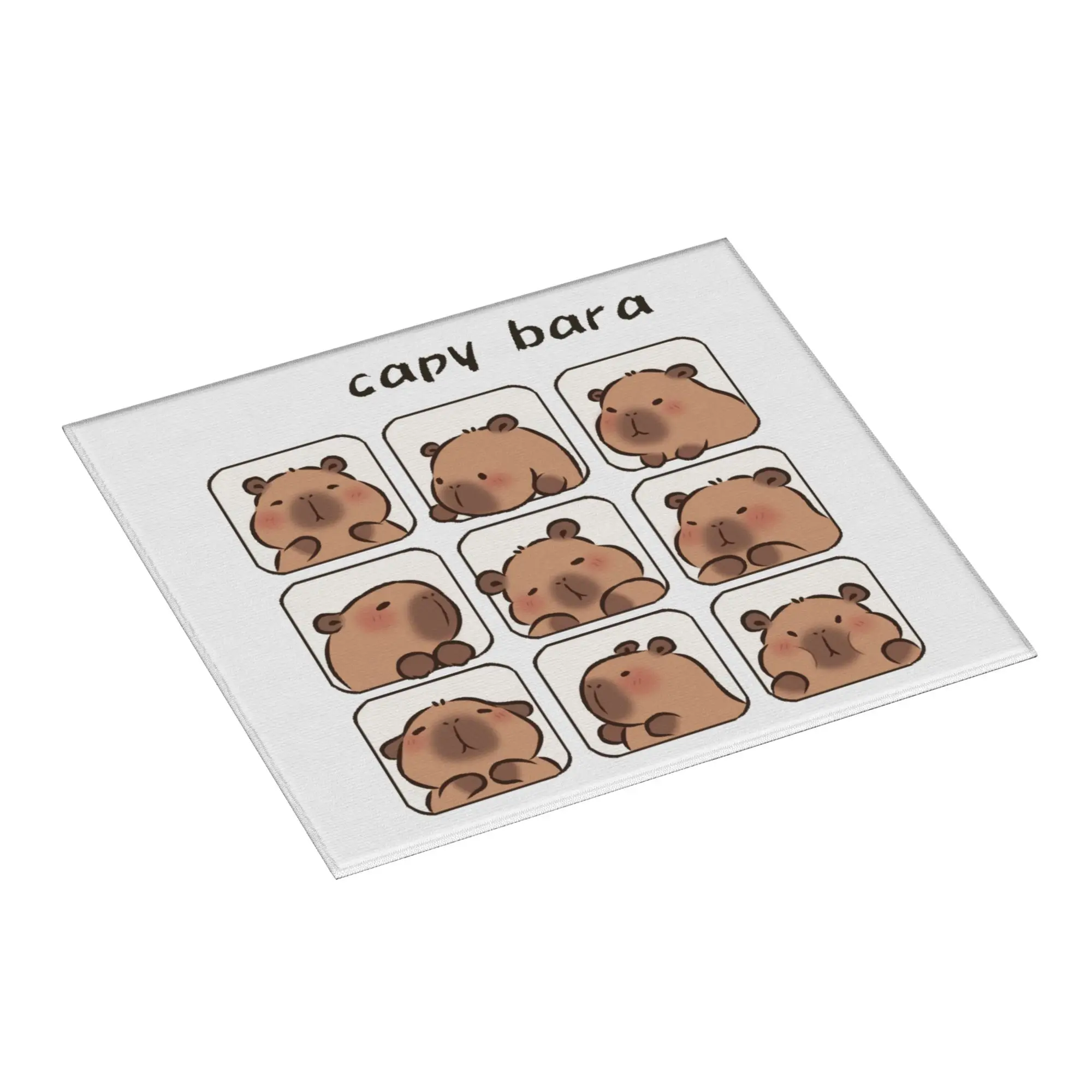 Capybara Non Slip Kitchen Counter Protector Mat Barware Tableware Reusable  Bathroom Drying Mat For Kitchen
