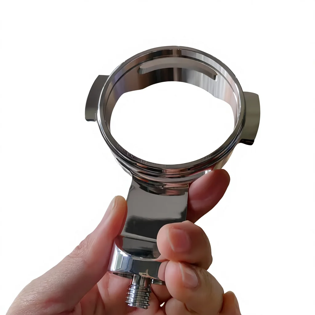 CNC Barista Tools Espresso Coffee Accessories 58mm Stainless Steel Bottomless Coffee Hollow Portafilter Naked Head