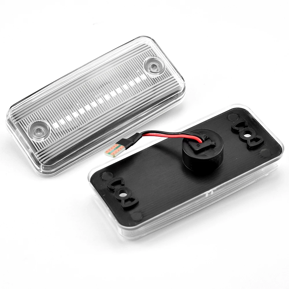 2PCS Fit For Iveco Fiat Ducato Citroen Relay Peugeot Boxer Renault VOLVO MAN Dynamic Flowing LED Side Marker Light