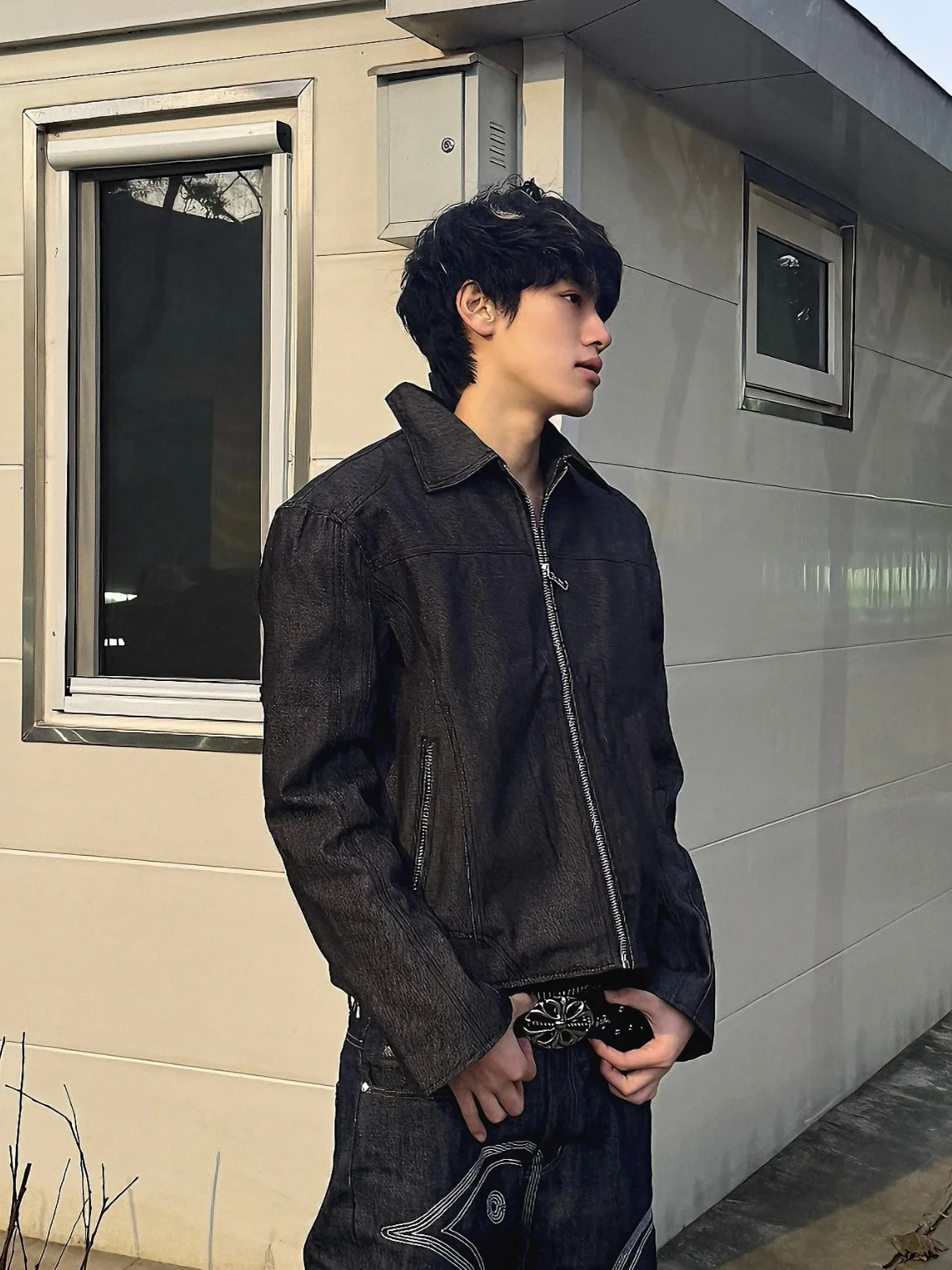 Classic American Style Men's S - đánh giá và giá Patchwork Jean Jacket